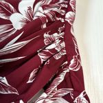 MiracleSuit 3 PIECE Cherry Red Surplice Hibiscus Tankini & 2 Bottoms SZ 10 36DD Photo 10