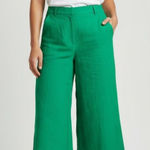 FRNCH  Paris Women’s Green Culottes Pants Size Medium NWT Photo 0