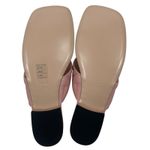 Gucci GG Logo Marmont Leather Thong Flat Sandals Pink Gold Size 37.5 Photo 9