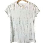 Athleta  White Tie Dye Short Sleeve‎ Athletic T-Shirt XS Photo 0