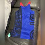 Nwt ADIDAS Stellasport GRAPHIC Sport
Tank TOP climalite blue active fall $120 Size M Photo 2