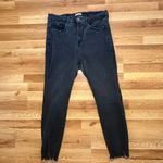 Good American Good‎ American Good Boy Crop Jeans Plus Size 18 Black Wash Raw Hem NWT Photo 6