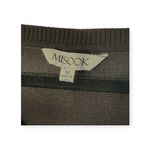 Misook ⚘ Fit and Flare Floral Embroidery Detail Knit Dress ⚘ Black White ⚘ M ⚘ Photo 5