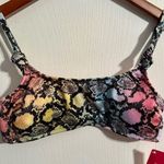 Xhilaration NWT Xhiliration Junior’s Snake Print Rainbow Bikini top - Medium (4-6) Photo 4