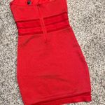Forever 21 Red Strapless Mini Dress Photo 2