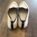 Birdies  The Starling Woven Knit Loafer Flats Ivory Navy Trim Size 8 Photo 3