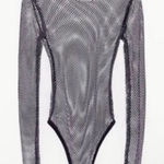 ZARA Black Studded Multicolored Mesh
Bodysuit(Size Small) Photo 0