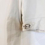 Coach  leather biker jacket in cream/ off-white NWOT Photo 6