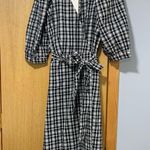 A New Day Plaid Midi Wrap Dress - Size XS Photo 1