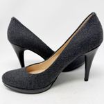 Nine West Wise Up Gray Felt Pumps Photo 3