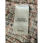 J. Jill Tweed Cardigan Cozy Sweater Pink Gray Textured Coastal Grandma Small Photo 4