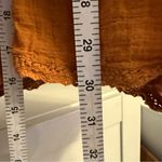 ZARA  Women's Terracotta Embroidered Dress‎ Small Photo 7