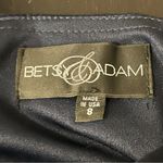 Betsy Adam Y2K elegant batwing tunic dress ,rhinestones embelished, stretchy, 8 Blue Photo 2