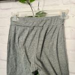 Boutique Grey Rib Knit Biker Shorts Photo 4