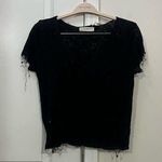 Urban Outfitters  Project Social T Black Distressed T-Shirt Size Small Photo 0