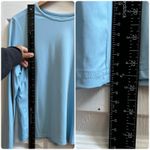 Hang Ten  Light Blue UV 50+ Sun Pocket Rash Guard Medium Beach Pool Stretch Photo 5