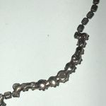 Vintage Silver Tone CZ Rhinestone Classic Formal Boho Necklace Photo 8