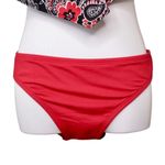 Black Paisley Bandana Scarf Red Juniors Bikini Bottom 2pc Swimsuit LARGE Size undefined Photo 2