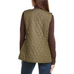 Barbour NWT x Ganni Collab Betty Reversible Vest Green size US10 UK14 Photo 1