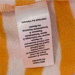 Talbots T by  Lace Up Dress Size XS Yellow Ace Stripe Vacation Preppy Nautical Photo 8