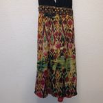 Arden B  silk black patterned strappy summer dress Photo 2