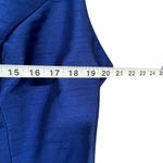 Alfred Sung Dupioni Dress Women 18 Blue Pleated Hi Lo Fit Flare Elegant Timeless Photo 8