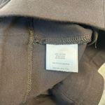 Eileen Fisher  brown knit stretch knee length skirt back slit Size XL S6 Photo 4