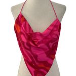 Princess Polly  Pink Halter Scarf Crop Top Women's Size 8 | 41-66 Photo 0