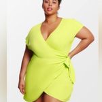Cupshe  Lime Green Wrap Swim Coverup Photo 0