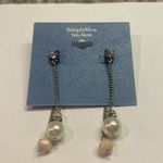 Simply Vera - Vera Wang $14.00 MSRP NWT Earrings Pierced Beaded Dangle Photo 0