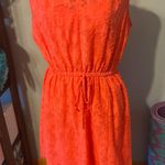 Tribal Orange/coral Dress Sz Medium Photo 0