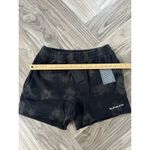 Alphalete  Womens Washed Row-Cut Short - Faded Black , Size Medium Photo 4