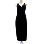 Arden B  black velvet dress, size M Photo 1