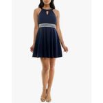 Emerald Sundae Juniors' Embellished-Waist A-Line Dress size XXS nwt (3356) Photo 1