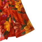 Victoria's Secret Victoria’s Secret Sexy Chemise Lingerie Nightgown Orange Floral Vintage 90s Photo 4