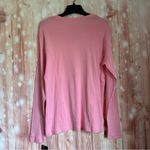 Russell Athletic  Pink Long Sleeve V Neck T Shirt Photo 8
