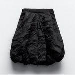 ZARA  Black Balloon Mini Dress Limited
Edition(Size Large) Photo 3