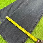 Bebe VtgY2K Womens 30 Low Rise Bootcut Flare Dark Wash Denim Rhinestones Bling Photo 4