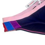 Anthropologie NEW Sundry Color blocked Bikini Bottom Navy Blue Size Medium Photo 2