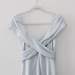 LPA / Revolve Shirred Cross Front Gown in Powder Blue Photo 15