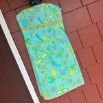 Lilly Pulitzer Strapless White Label Macadamia Nut House Fruit Pineapple Dress Photo 0