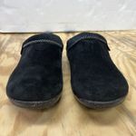Clarks  Roseville Echo Slip On Clog Black Suede Womens 6.5 Support Comfort Photo 4