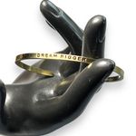 Francesca's Collection Womens Fashion Bracelet Dream Bigger Thin Cuff Gold Tone Photo 5