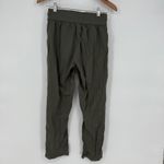Lululemon  Align Ribbed Jogger Pants Olive Green Size 4 Drawstring Pockets Photo 6