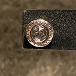 Pandora  Radiant Logo cubic zirconia and silver studs, new. Shine logo Photo 4