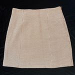 New! Favorite Daughter The First Wife Miniskirt in Toffee Houndstooth Sz 8 $188 Brown Photo 5