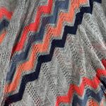 Torrid  Plus 3 3X Chevron Pointelle Knit Drape Front Cardigan Sweater Lightweight Photo 3