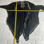 The Pyramid Collection Cardigan Women 3X Black Embroidered Open Long Sleeve Boho Photo 1