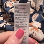 FatFace Women's Blue Cream Floral Blouse Top Size 2 Photo 7