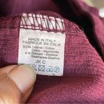 Brandy Melville  | Burgundy Retro Corduroy Snap Front Mini Skirt Sz S Photo 4